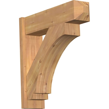 Ekena Millwork Imperial Smooth Craftsman Outlooker, Western Red Cedar, 7 1/2"W x 28"D x 28"H OUT08X28X28IMP04SWR